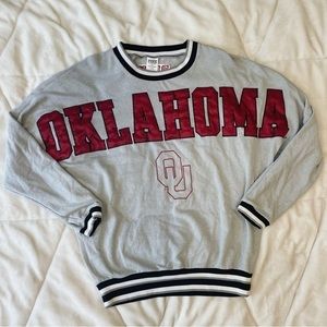 🖤PINK 5th & OceanVarsity Vintage Retro Oklahoma University Crewneck Small